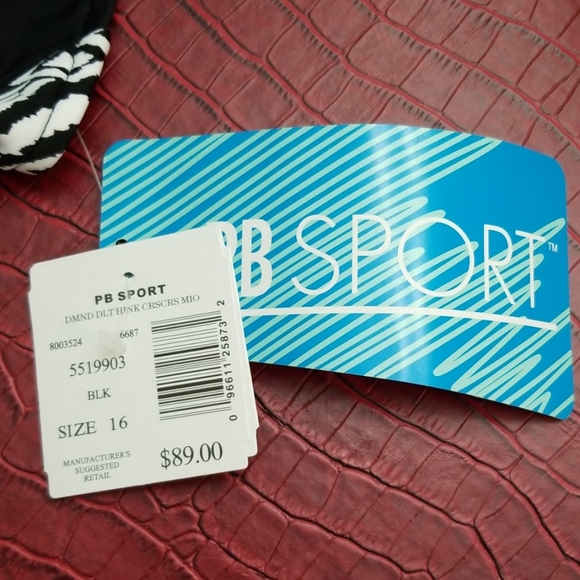 PB Sport Diamond Delight High Neck One Piece - Picture 3 of 3